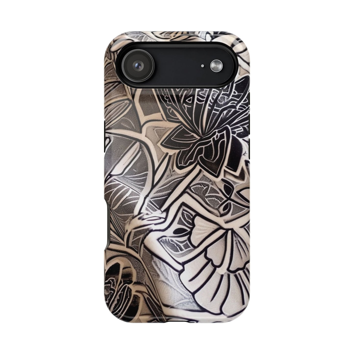Floral Tattoo - Style Magnetic Impact Phone Case - DIGITAL X