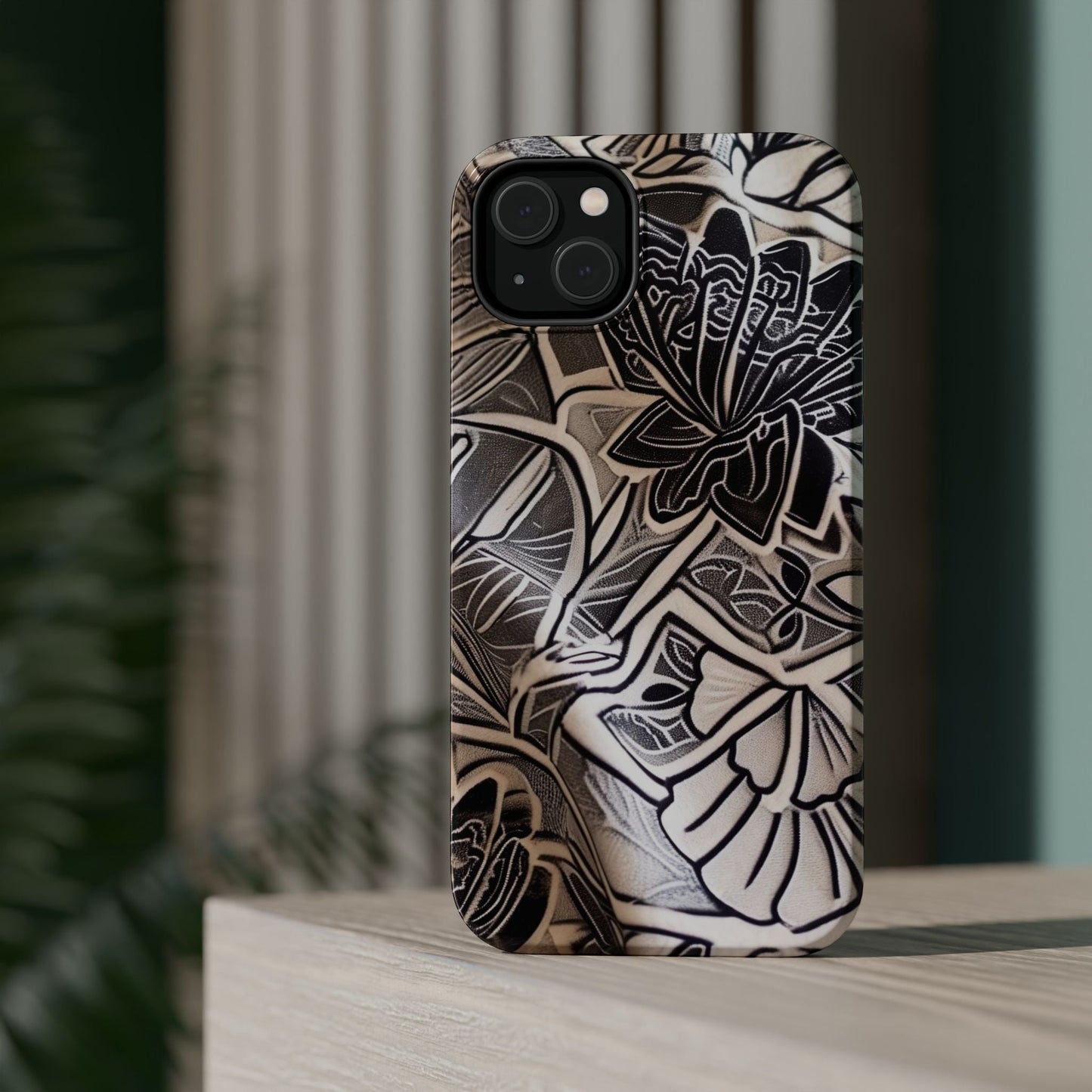 Floral Tattoo - Style Magnetic Impact Phone Case - DIGITAL X