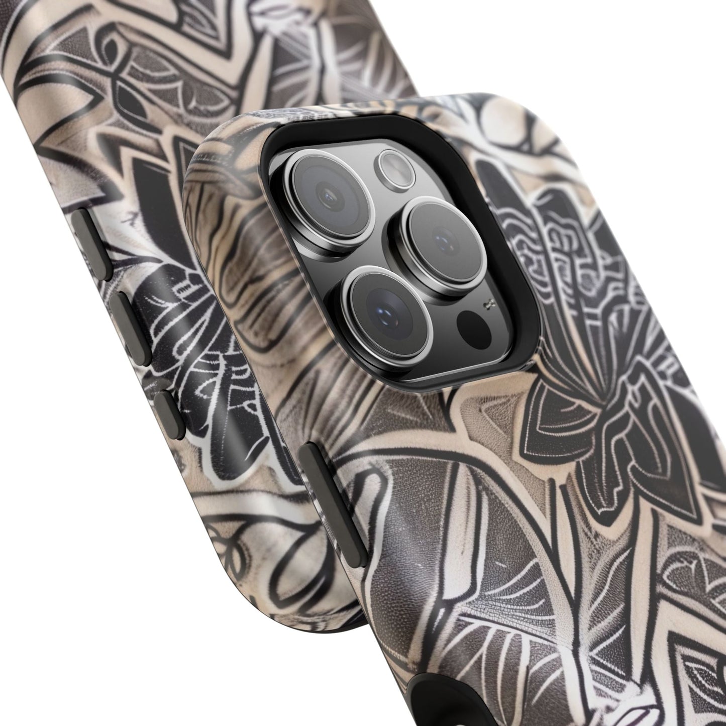 Floral Tattoo - Style Magnetic Impact Phone Case - DIGITAL X
