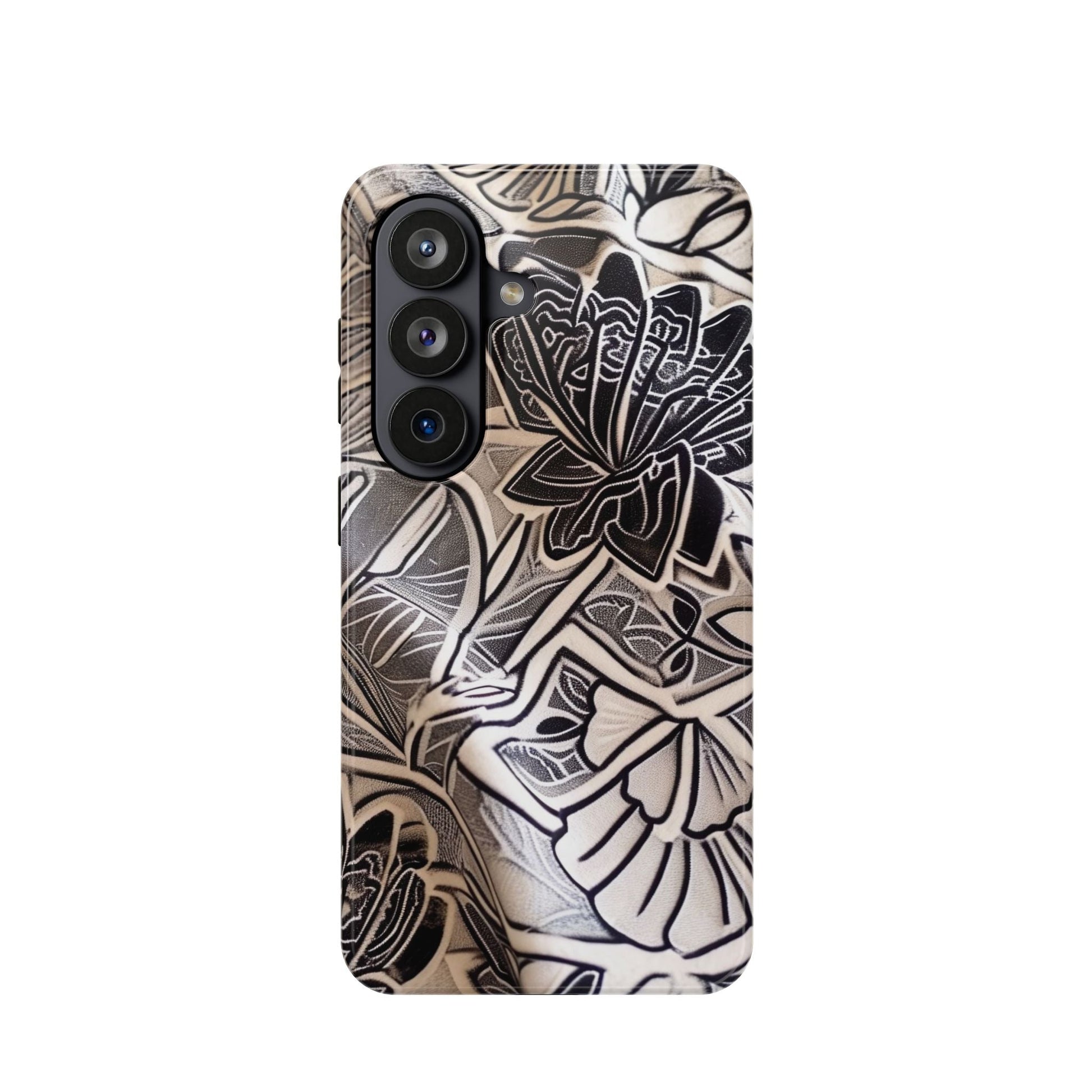Floral Tattoo - Style Magnetic Impact Phone Case - DIGITAL X