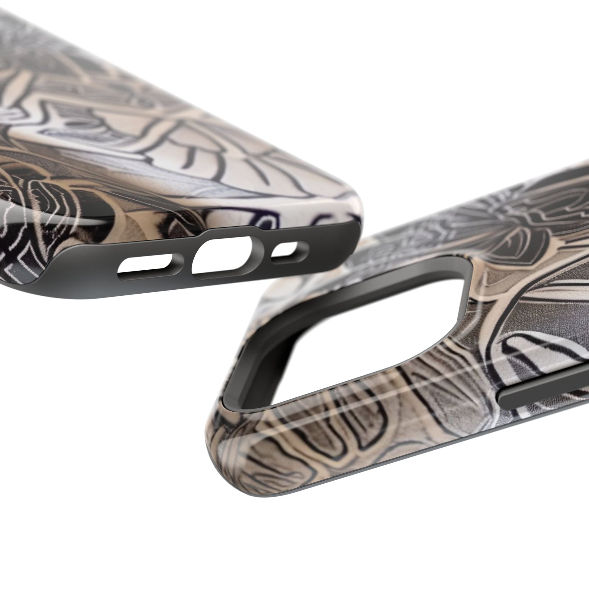 Floral Tattoo - Style Magnetic Impact Phone Case - DIGITAL X