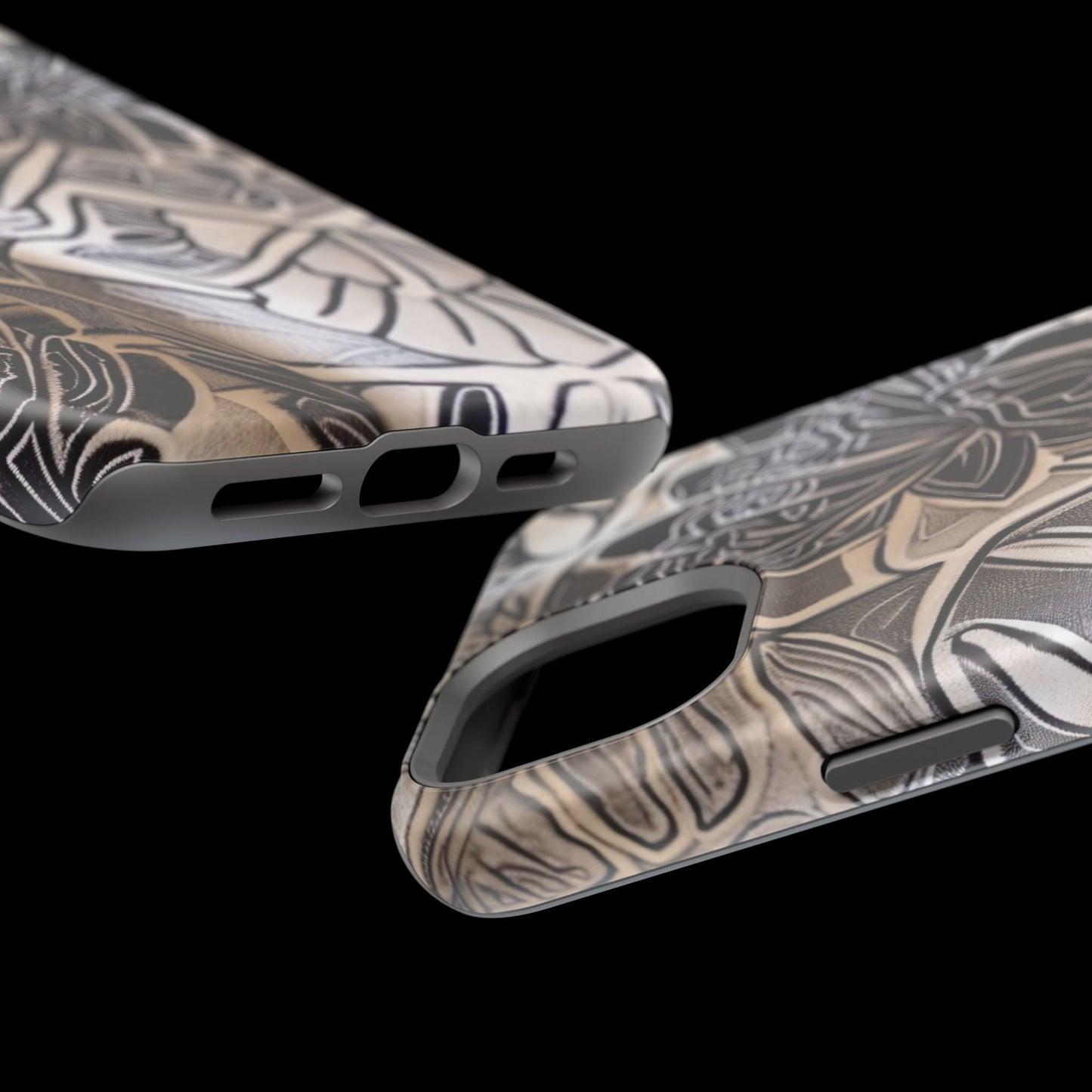 Floral Tattoo - Style Magnetic Impact Phone Case - DIGITAL X