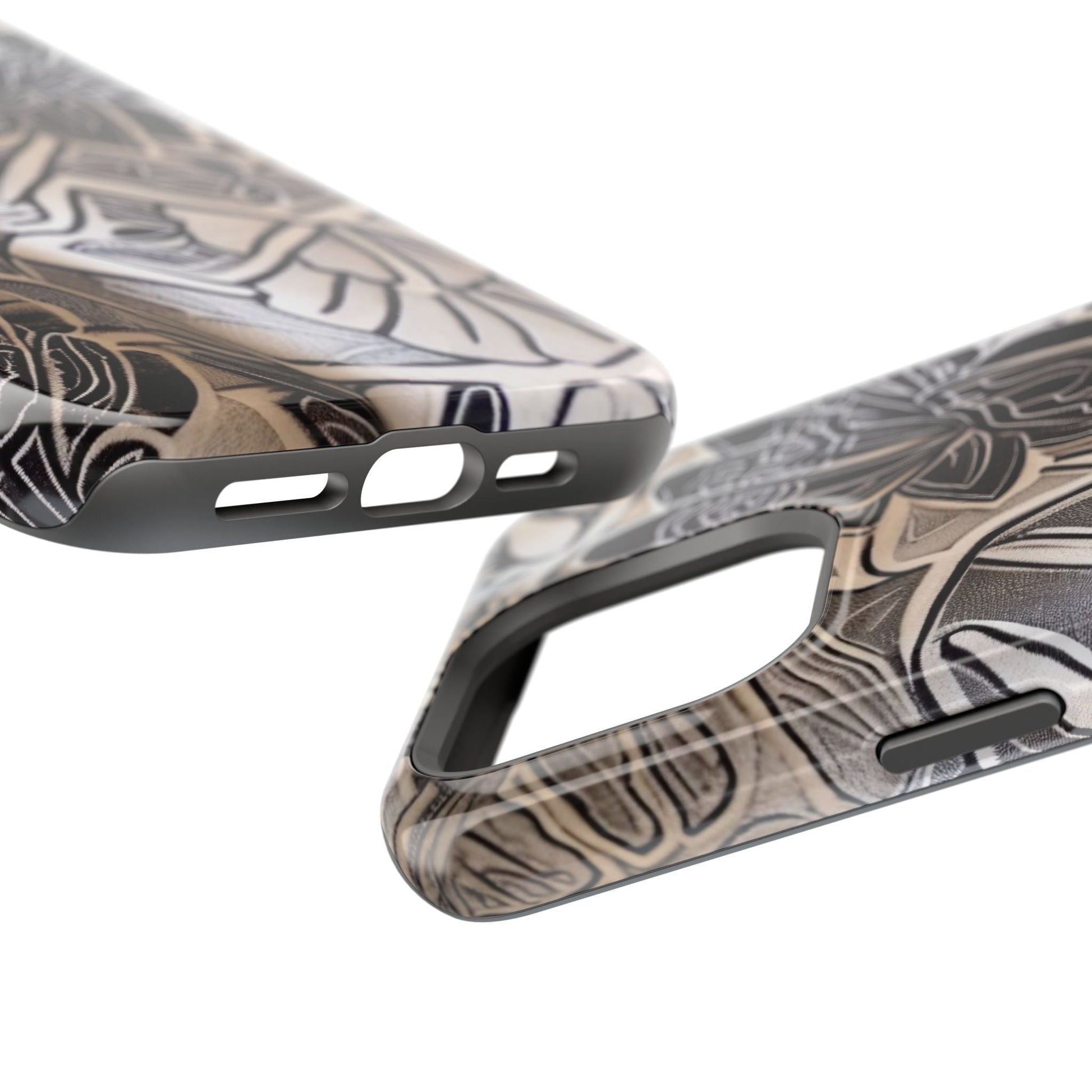 Floral Tattoo - Style Magnetic Impact Phone Case - DIGITAL X