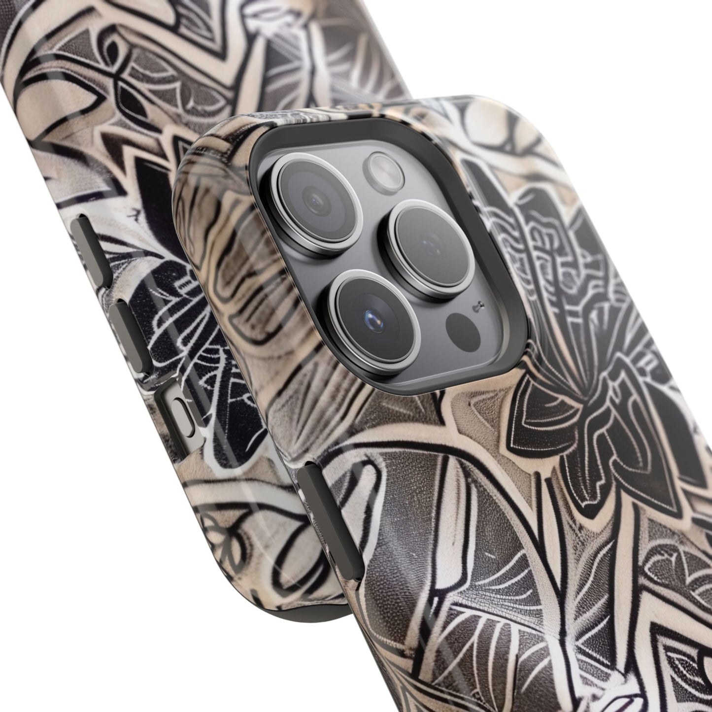Floral Tattoo - Style Magnetic Impact Phone Case - DIGITAL X