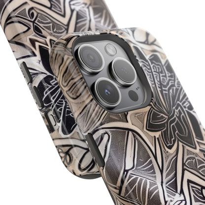 Floral Tattoo - Style Magnetic Impact Phone Case - DIGITAL X