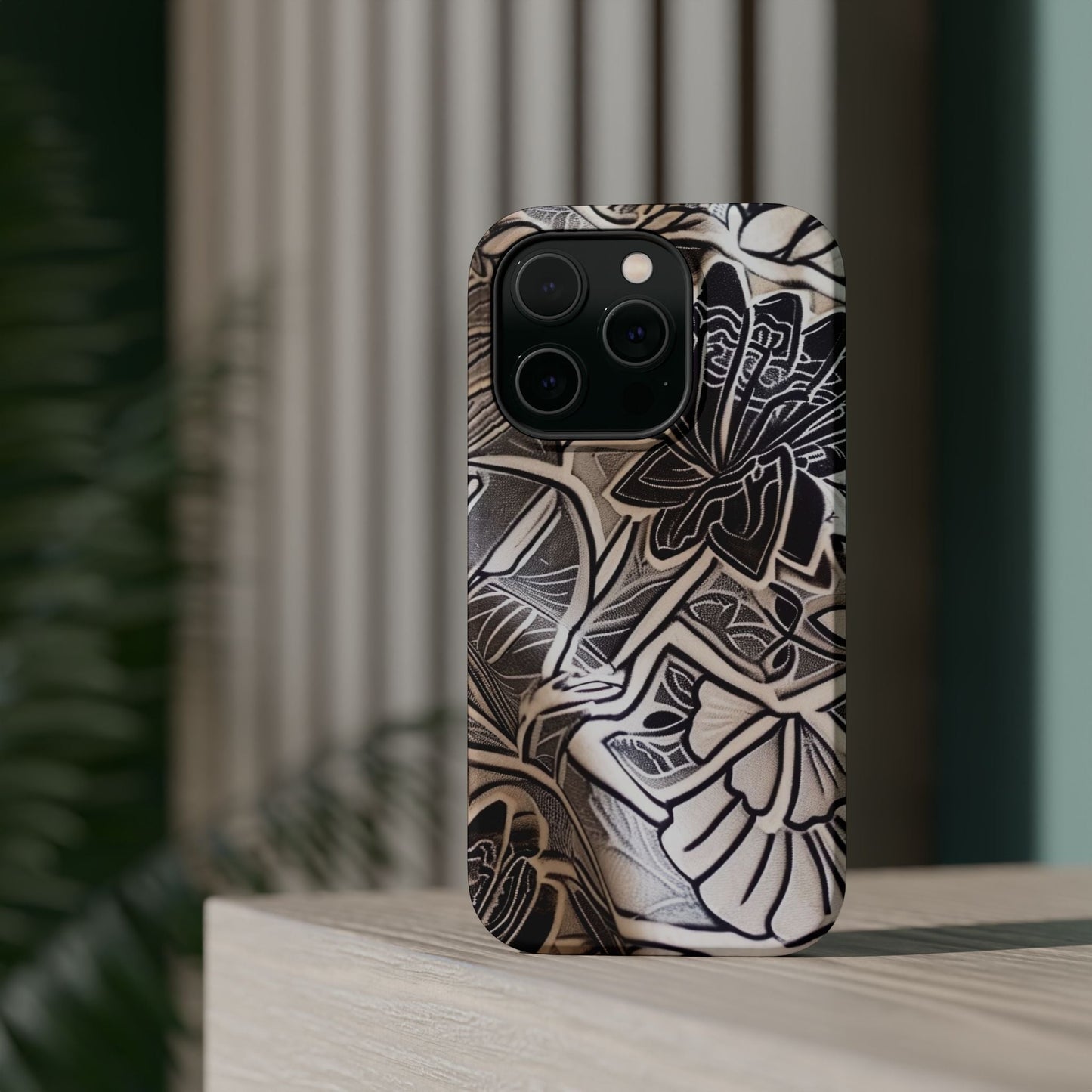 Floral Tattoo - Style Magnetic Impact Phone Case - DIGITAL X