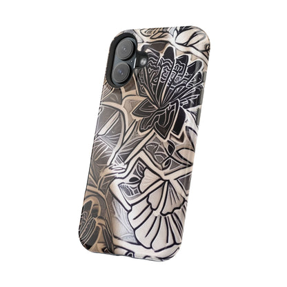 Floral Tattoo - Style Magnetic Impact Phone Case - DIGITAL X