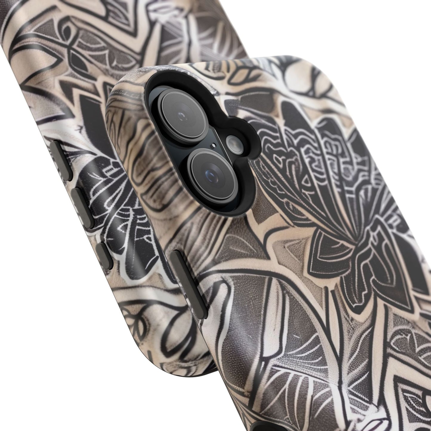 Floral Tattoo - Style Magnetic Impact Phone Case - DIGITAL X