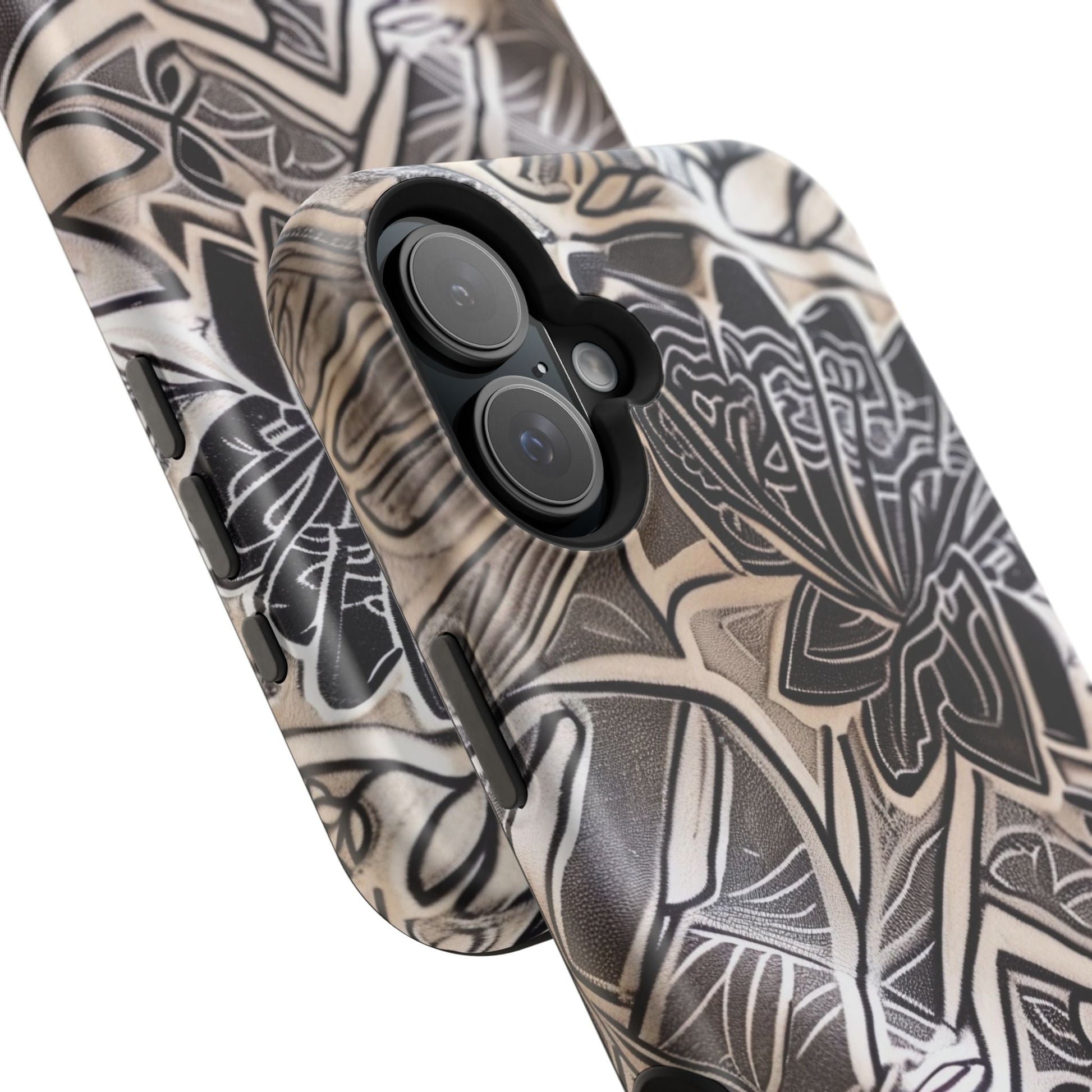 Floral Tattoo - Style Magnetic Impact Phone Case - DIGITAL X