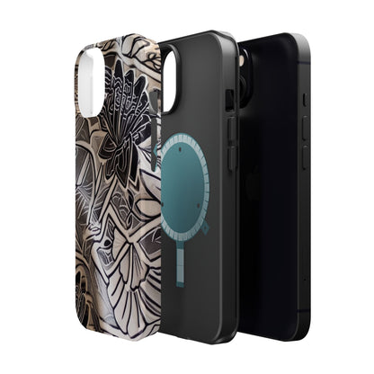 Floral Tattoo - Style Magnetic Impact Phone Case - DIGITAL X