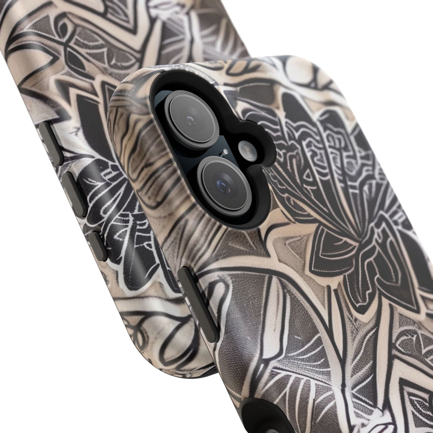 Floral Tattoo - Style Magnetic Impact Phone Case - DIGITAL X