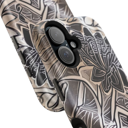 Floral Tattoo - Style Magnetic Impact Phone Case - DIGITAL X