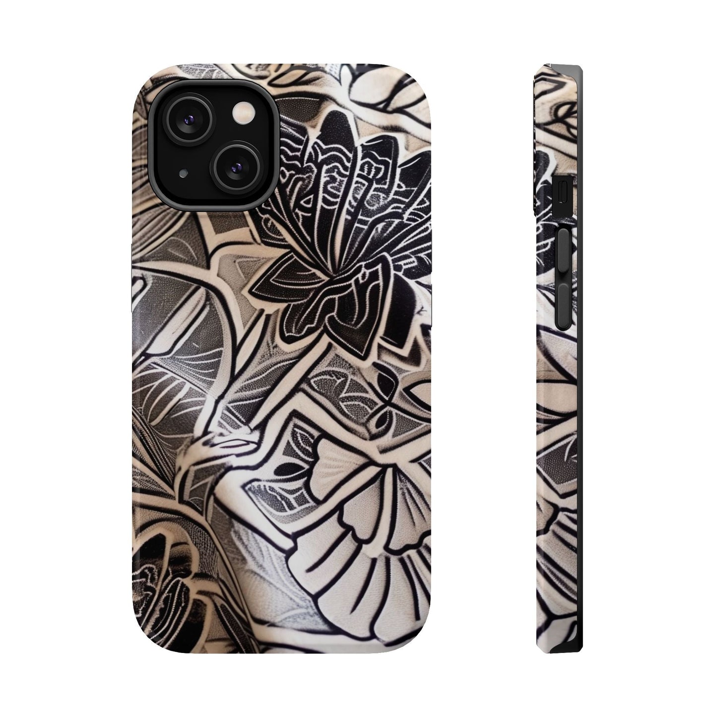 Floral Tattoo - Style Magnetic Impact Phone Case - DIGITAL X