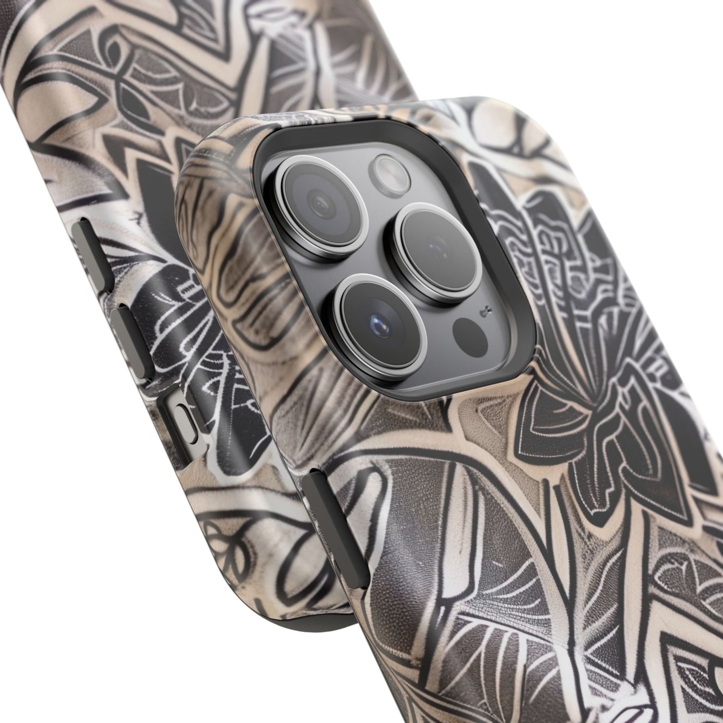 Floral Tattoo - Style Magnetic Impact Phone Case - DIGITAL X