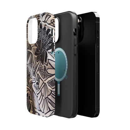 Floral Tattoo - Style Magnetic Impact Phone Case - DIGITAL X