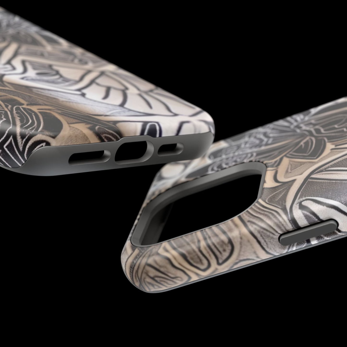 Floral Tattoo - Style Magnetic Impact Phone Case - DIGITAL X