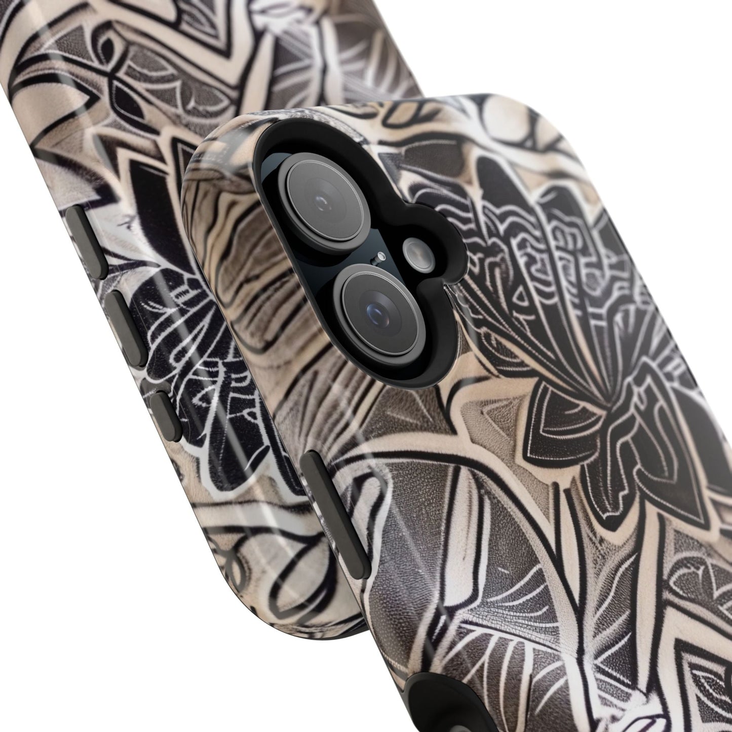 Floral Tattoo - Style Magnetic Impact Phone Case - DIGITAL X