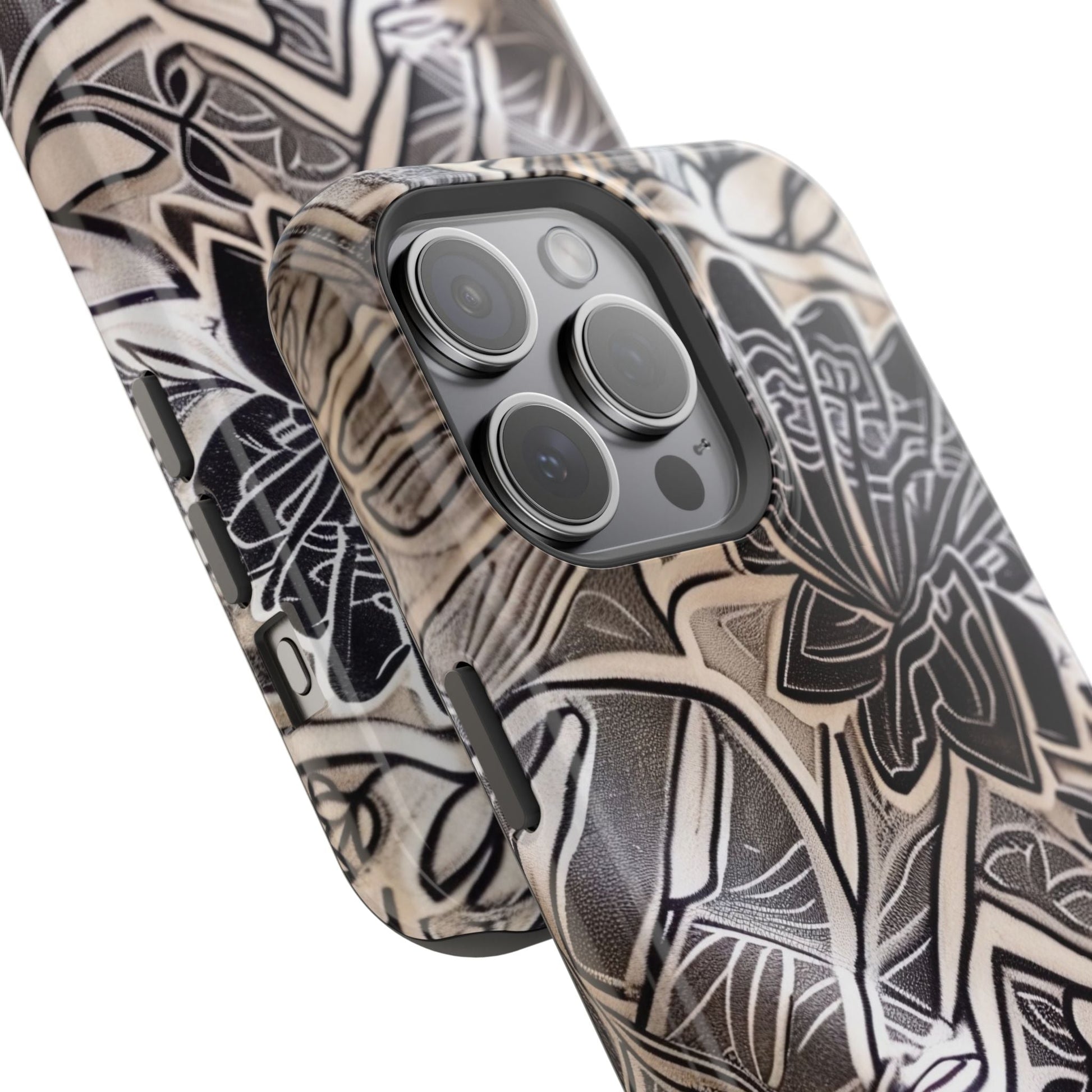 Floral Tattoo - Style Magnetic Impact Phone Case - DIGITAL X