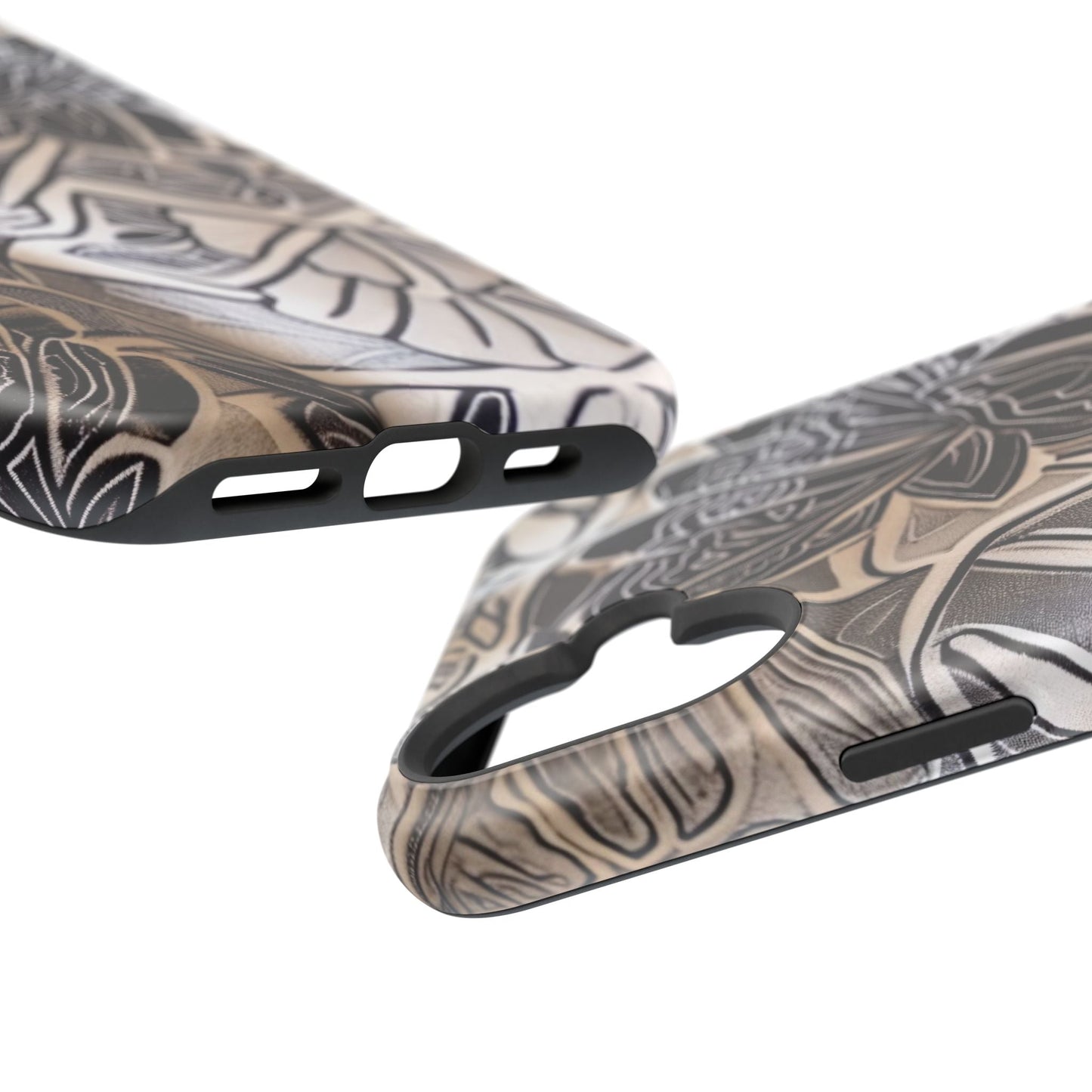 Floral Tattoo - Style Magnetic Impact Phone Case - DIGITAL X