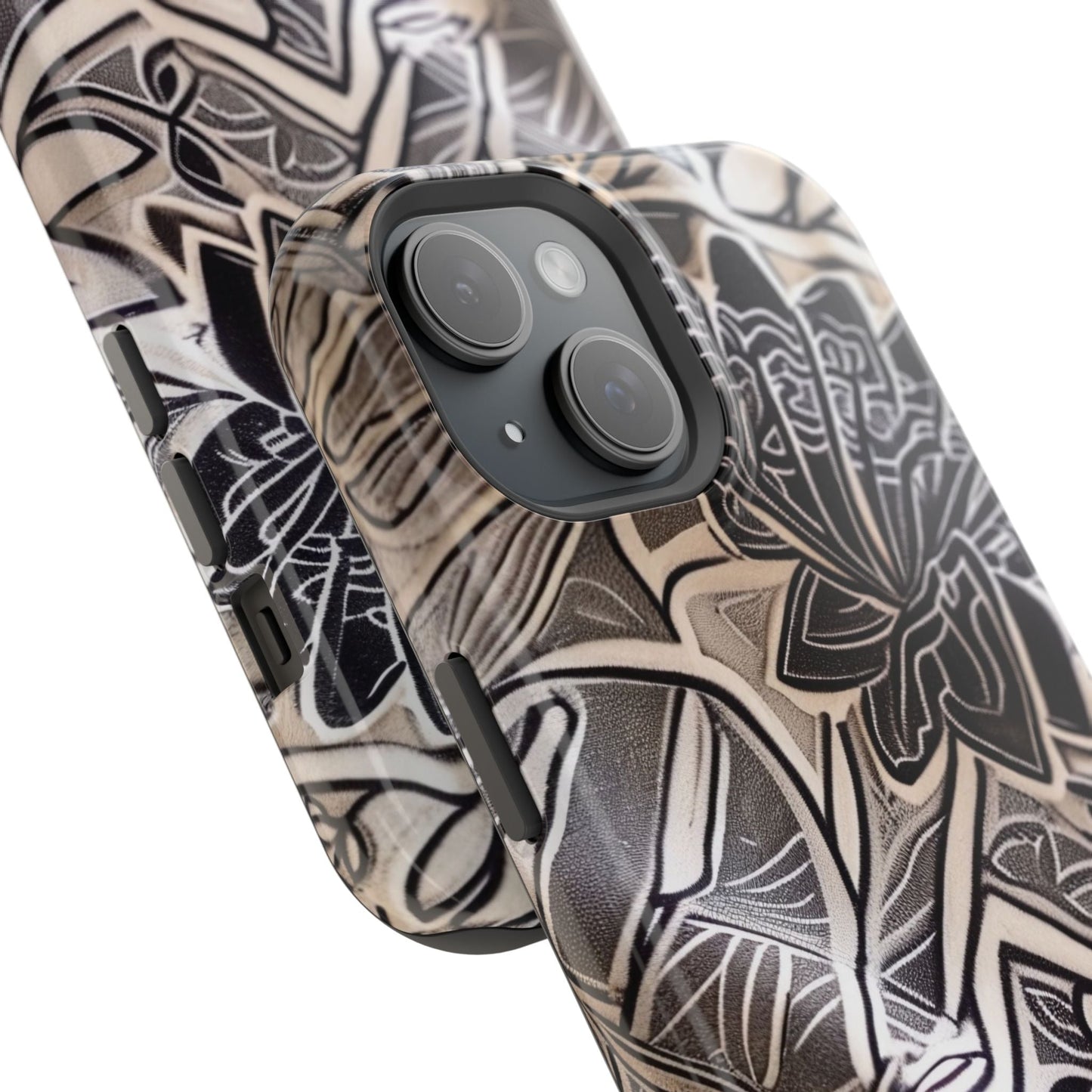 Floral Tattoo - Style Magnetic Impact Phone Case - DIGITAL X
