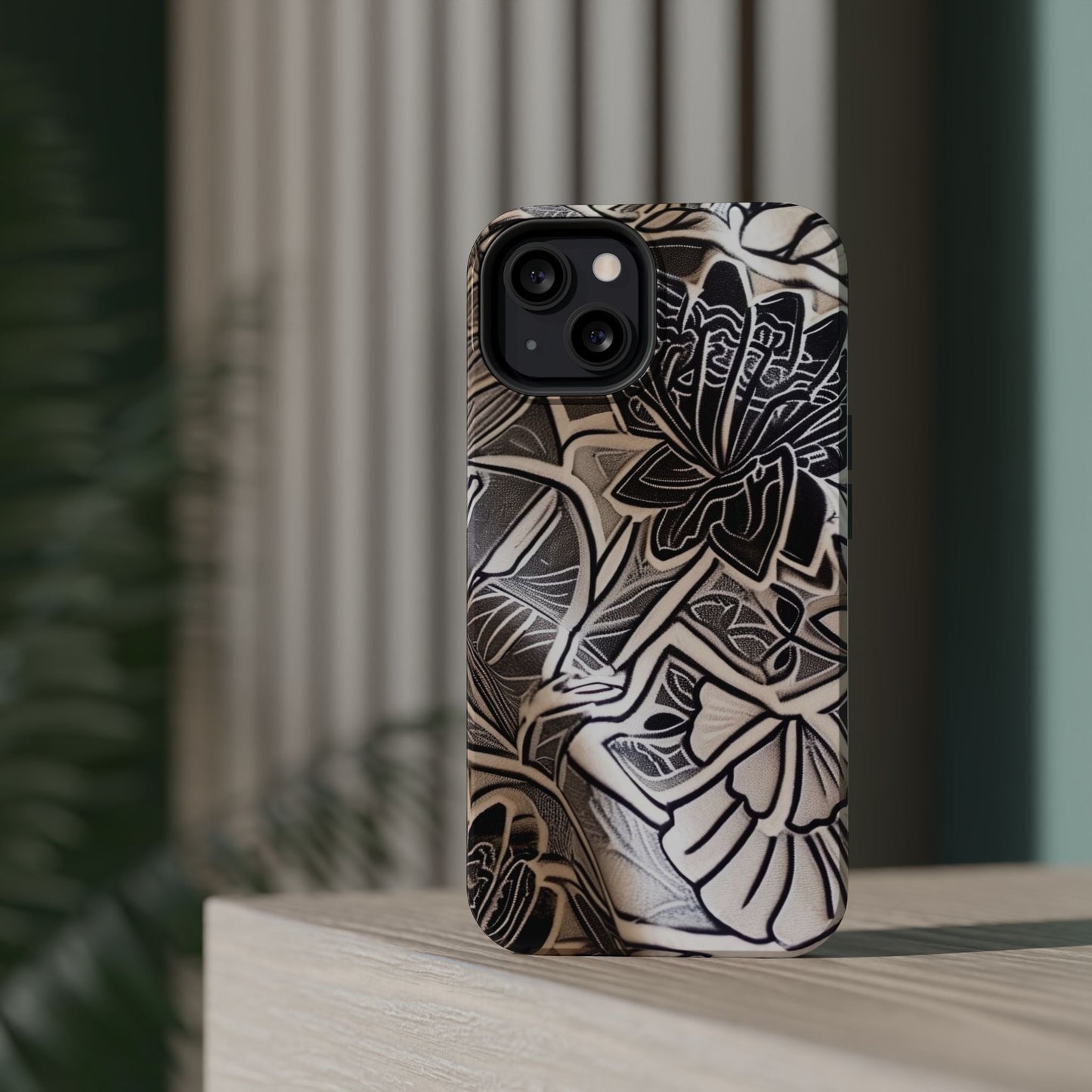 Floral Tattoo - Style Magnetic Impact Phone Case - DIGITAL X