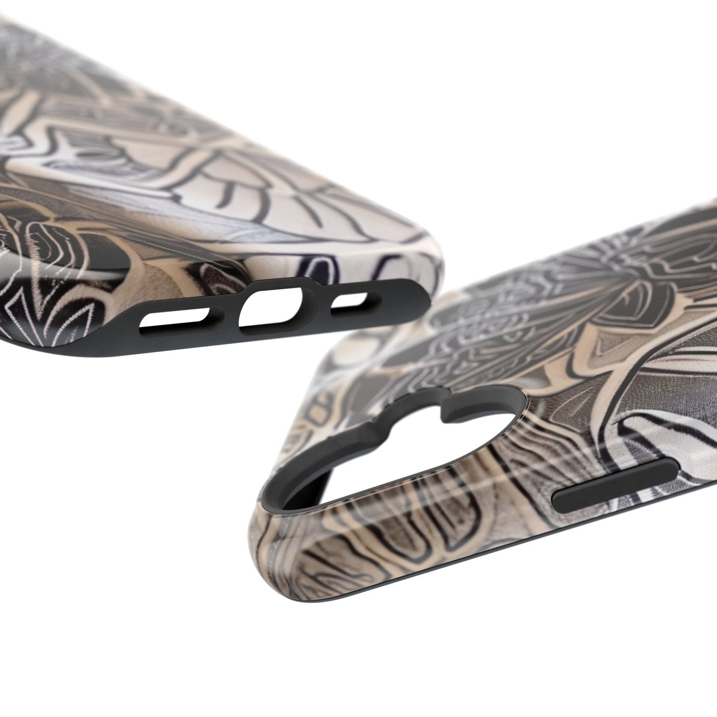 Floral Tattoo - Style Magnetic Impact Phone Case - DIGITAL X