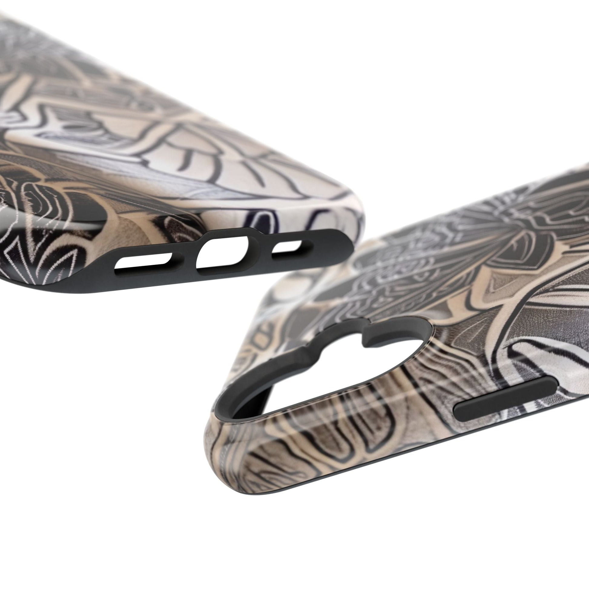 Floral Tattoo - Style Magnetic Impact Phone Case - DIGITAL X