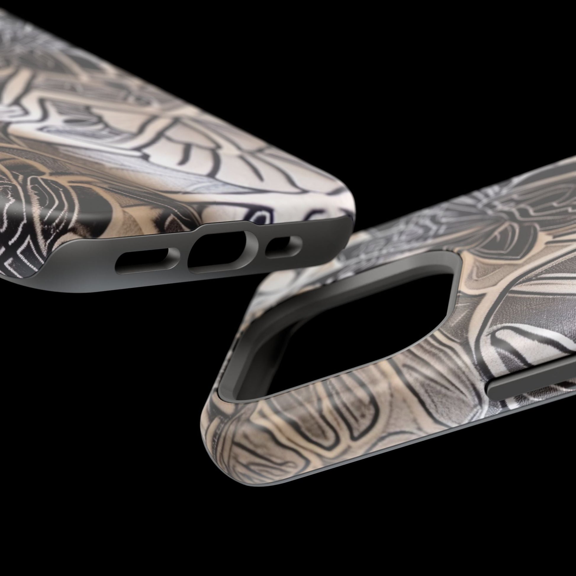Floral Tattoo - Style Magnetic Impact Phone Case - DIGITAL X