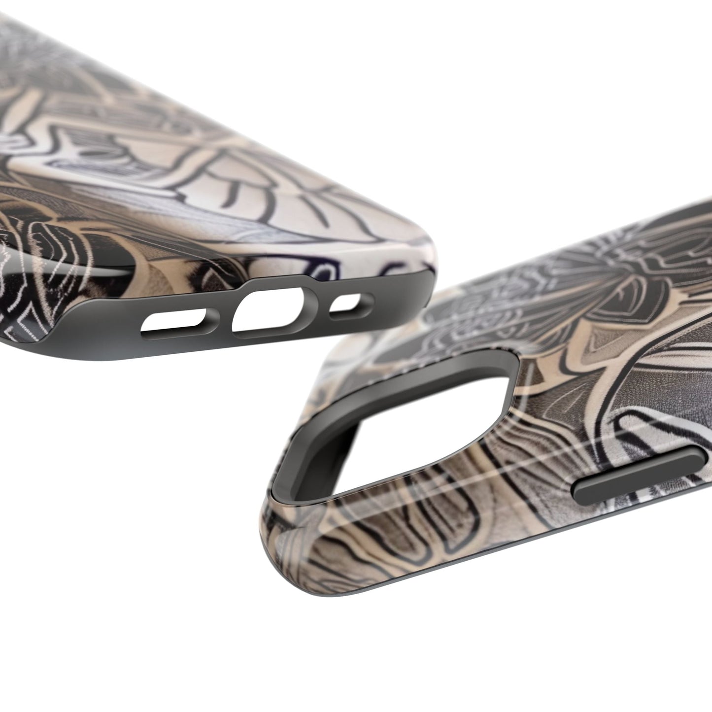 Floral Tattoo - Style Magnetic Impact Phone Case - DIGITAL X