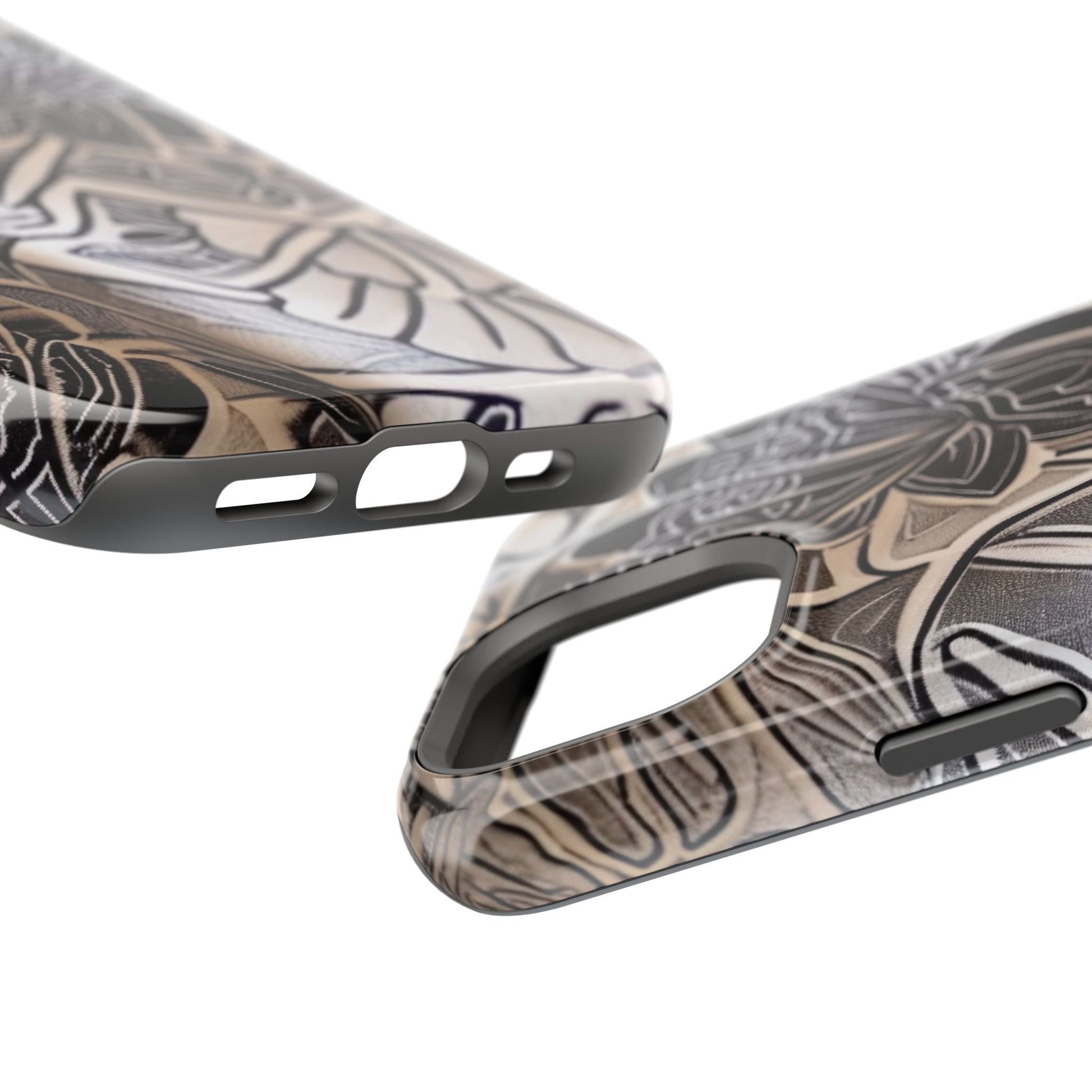 Floral Tattoo - Style Magnetic Impact Phone Case - DIGITAL X