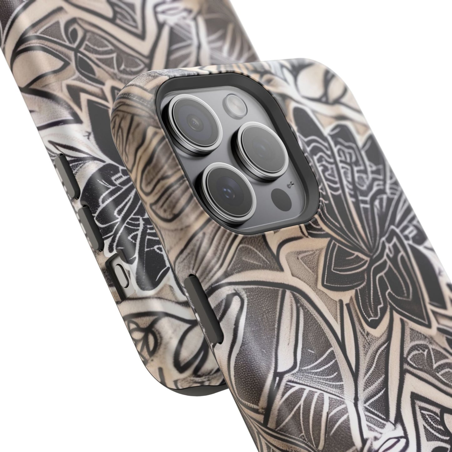 Floral Tattoo - Style Magnetic Impact Phone Case - DIGITAL X