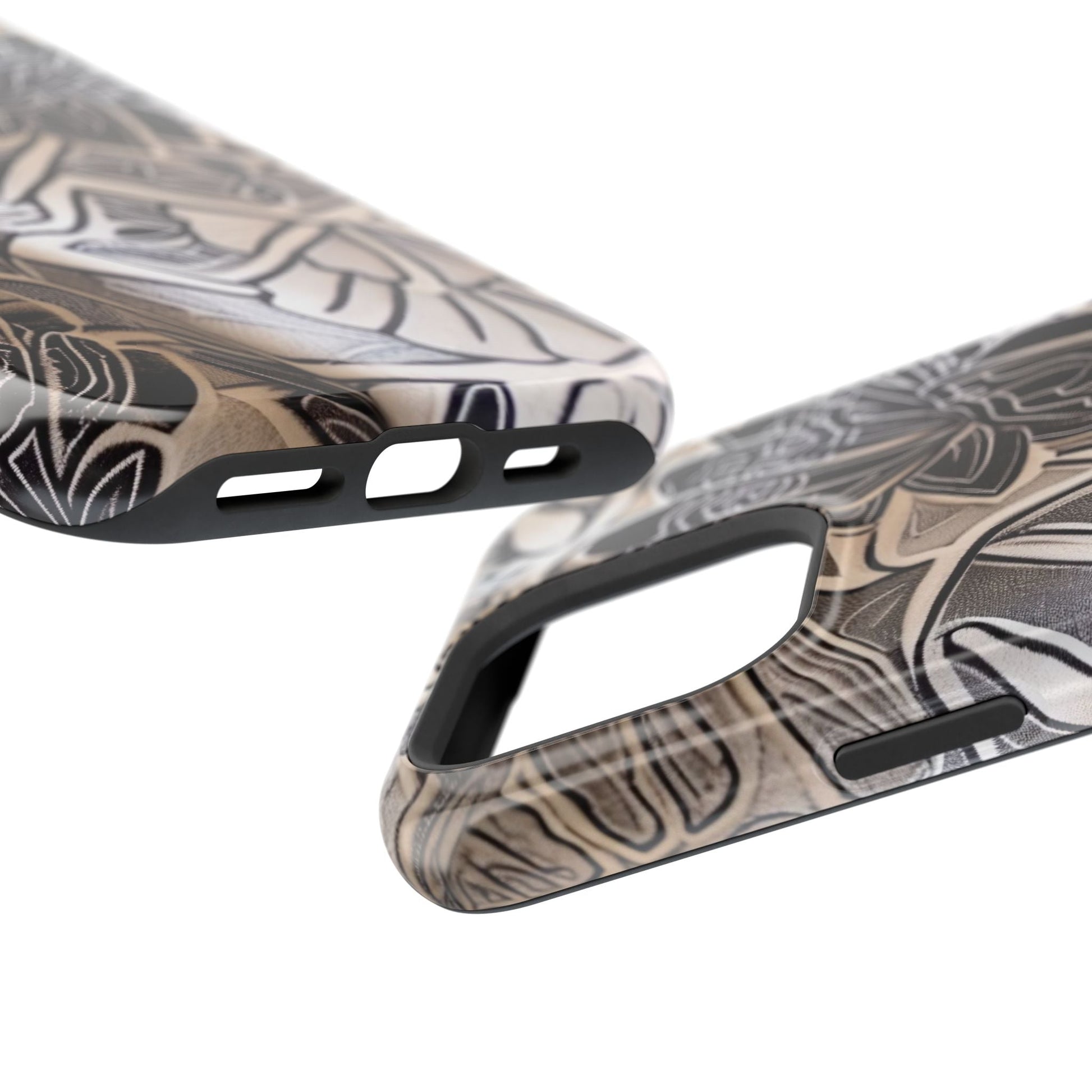 Floral Tattoo - Style Magnetic Impact Phone Case - DIGITAL X
