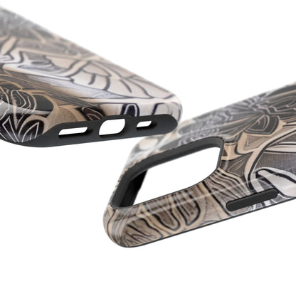 Floral Tattoo - Style Magnetic Impact Phone Case - DIGITAL X