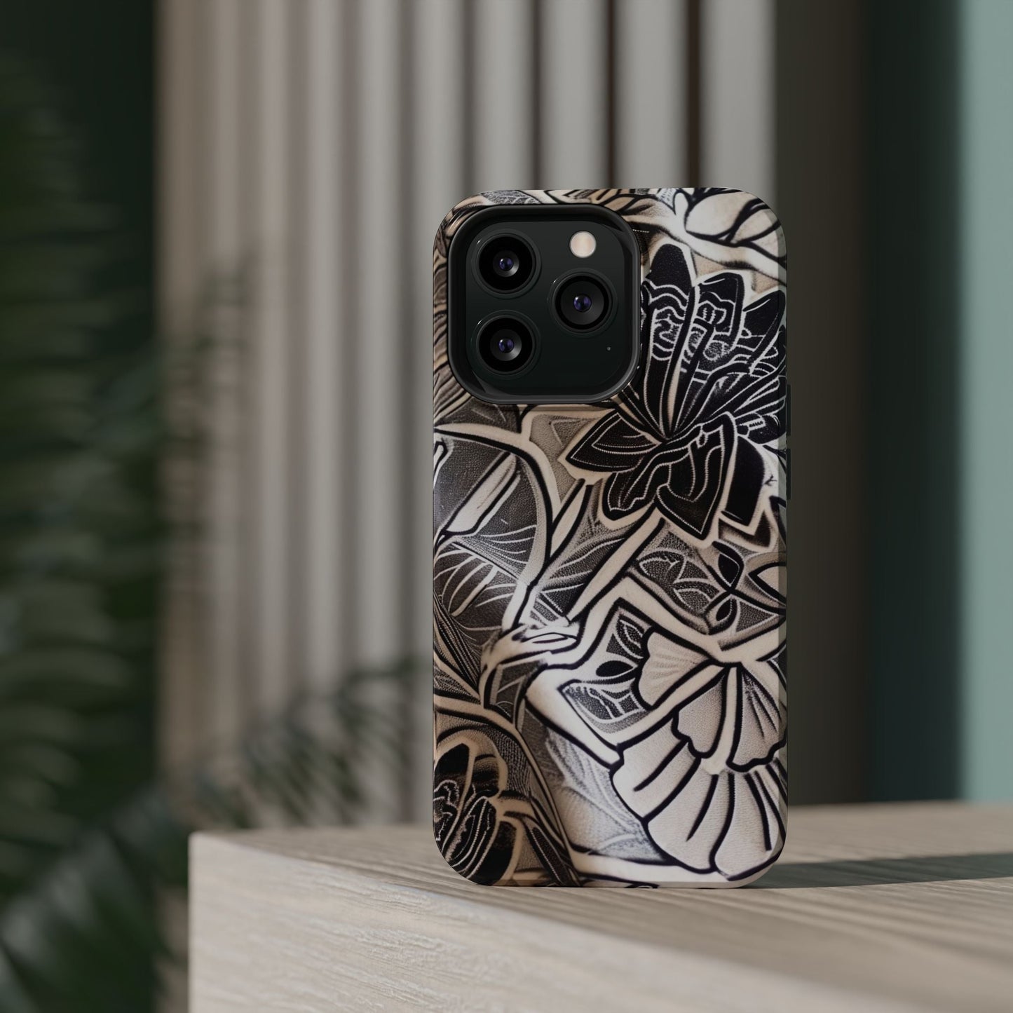 Floral Tattoo - Style Magnetic Impact Phone Case - DIGITAL X