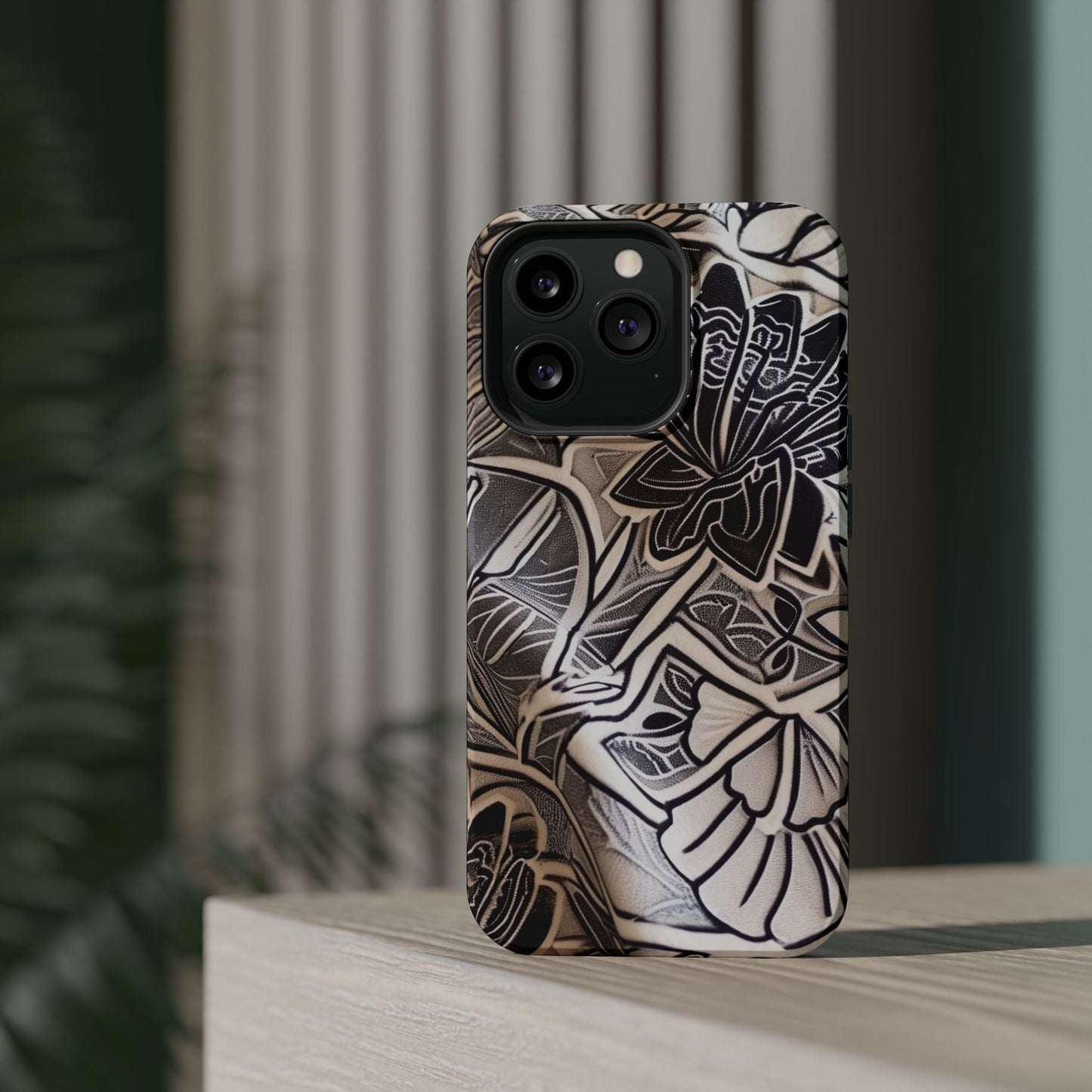 Floral Tattoo - Style Magnetic Impact Phone Case - DIGITAL X