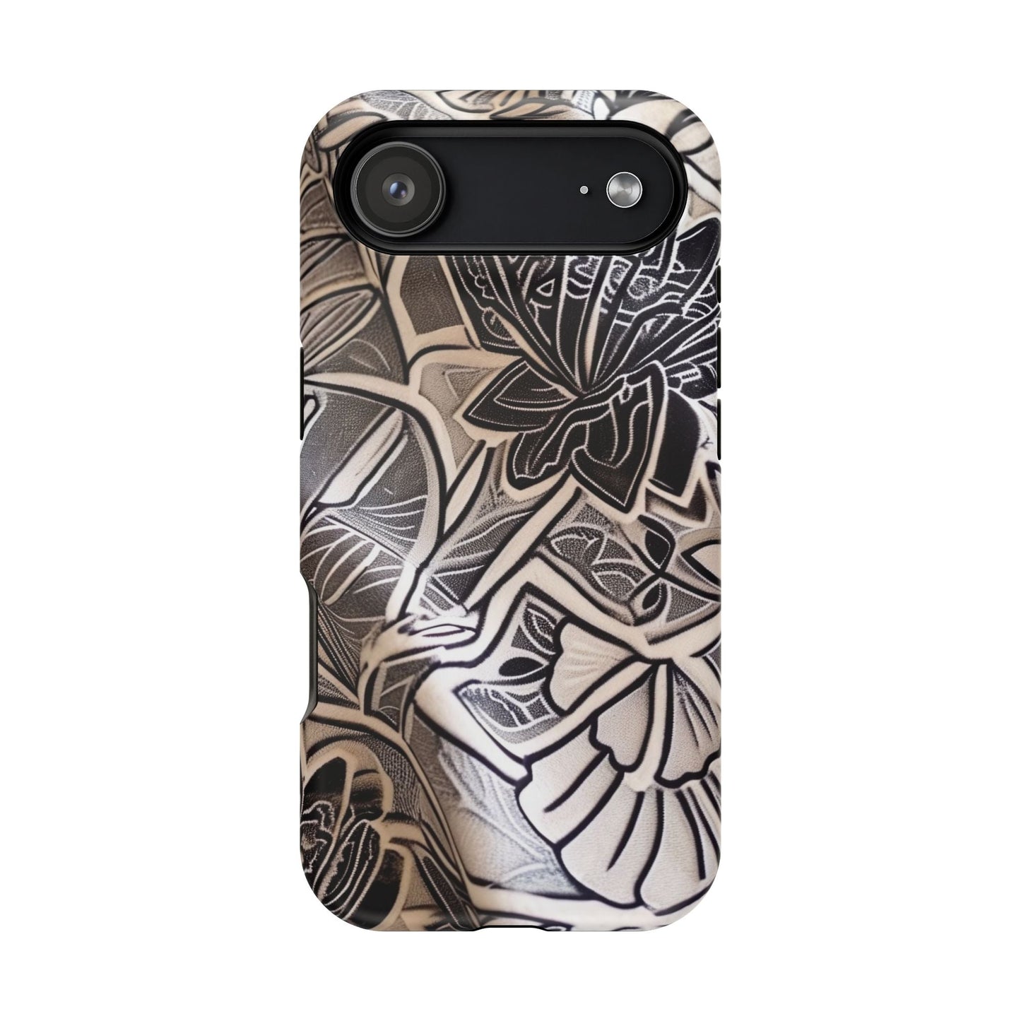 Floral Tattoo - Style Magnetic Impact Phone Case - DIGITAL X