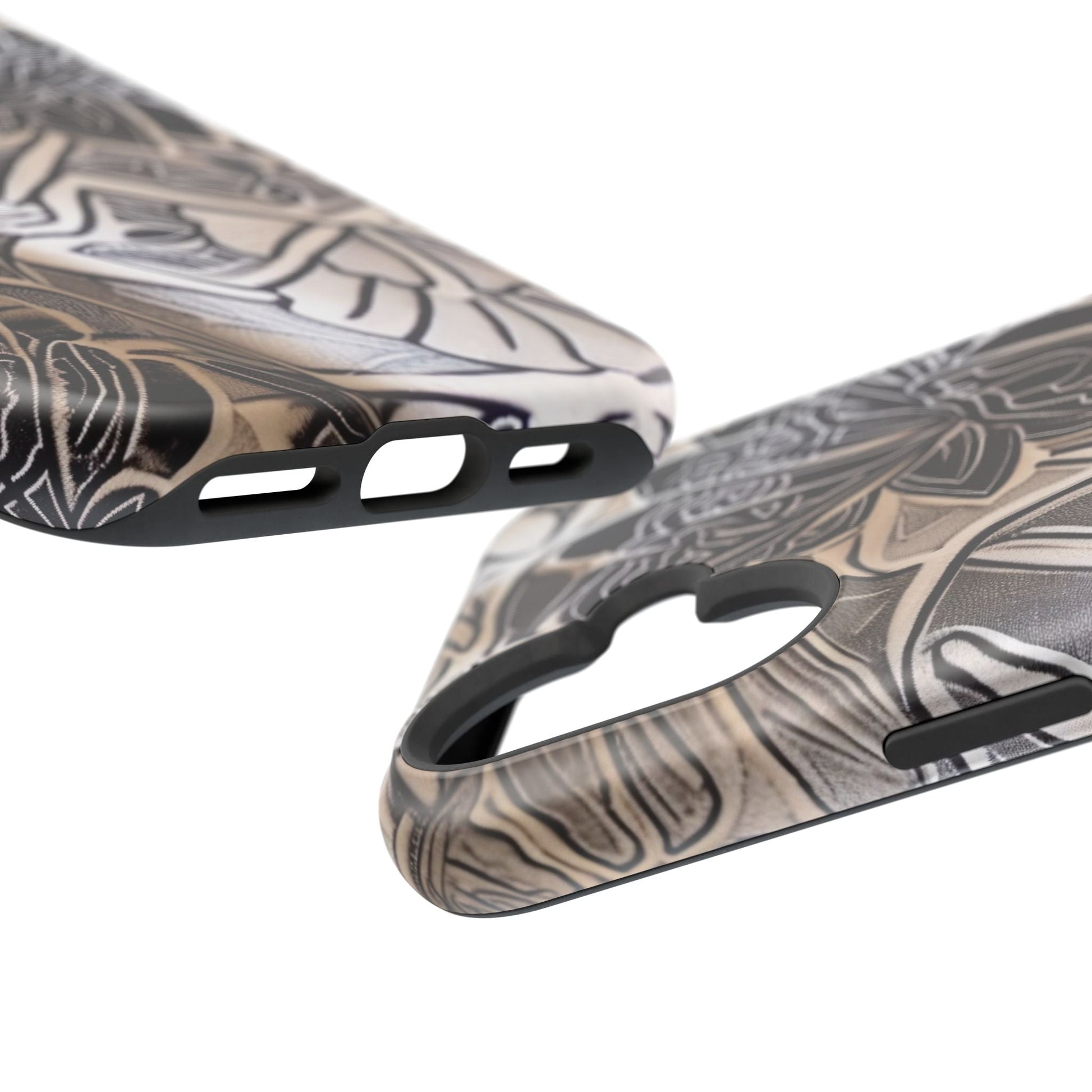 Floral Tattoo - Style Magnetic Impact Phone Case - DIGITAL X