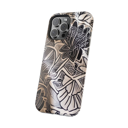 Floral Tattoo - Style Magnetic Impact Phone Case - DIGITAL X