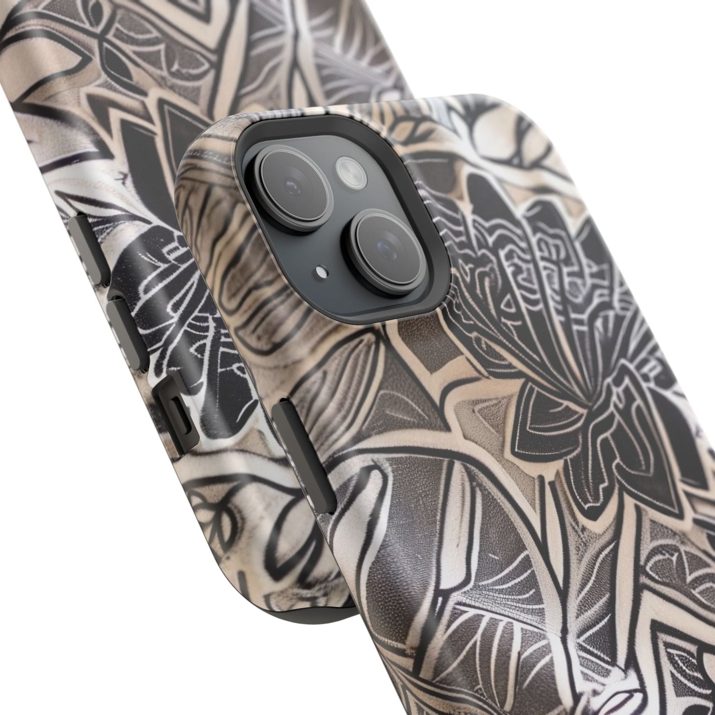 Floral Tattoo - Style Magnetic Impact Phone Case - DIGITAL X