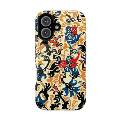 Floral Tattoo - Style Magnetic Phone Case — Impact - Resistant - DIGITAL X