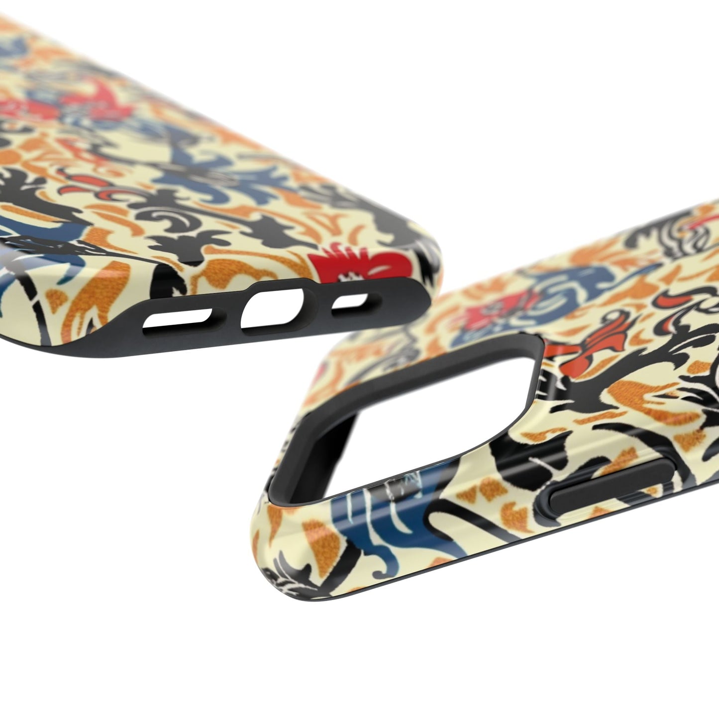 Floral Tattoo - Style Magnetic Phone Case — Impact - Resistant - DIGITAL X