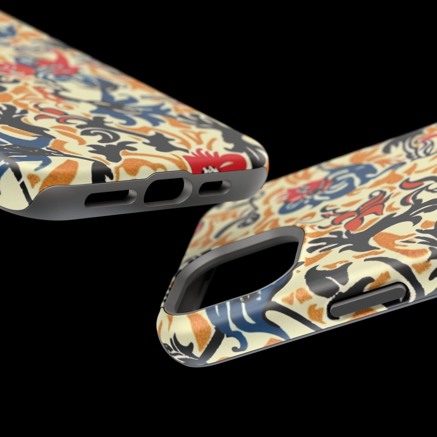 Floral Tattoo - Style Magnetic Phone Case — Impact - Resistant - DIGITAL X
