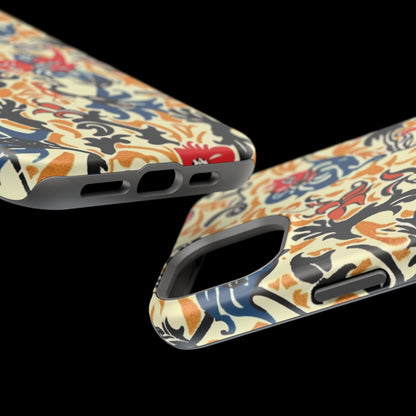 Floral Tattoo - Style Magnetic Phone Case — Impact - Resistant - DIGITAL X