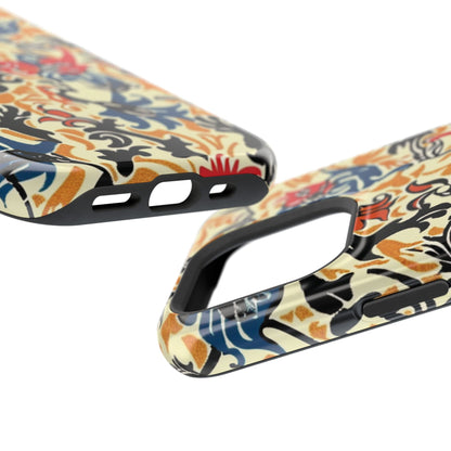 Floral Tattoo - Style Magnetic Phone Case — Impact - Resistant - DIGITAL X