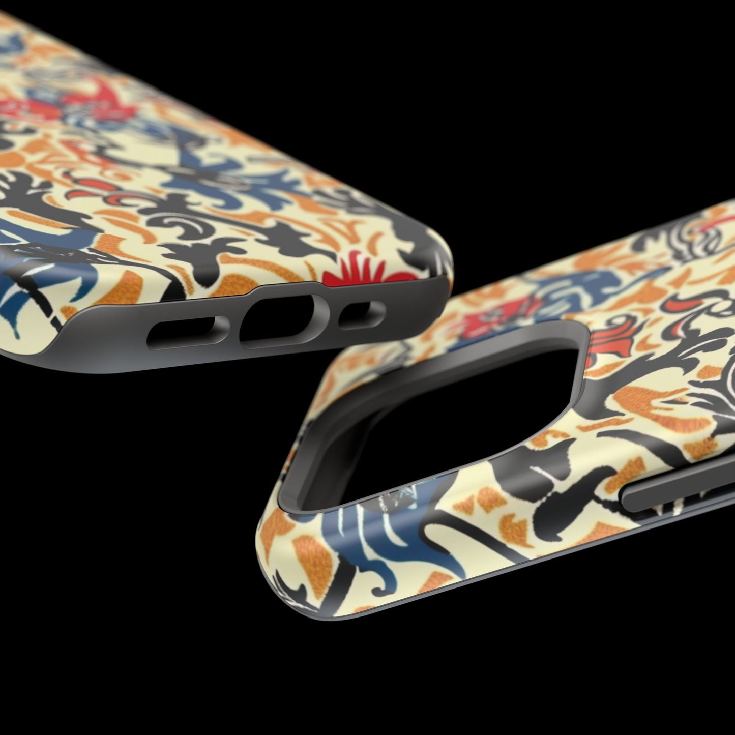 Floral Tattoo - Style Magnetic Phone Case — Impact - Resistant - DIGITAL X