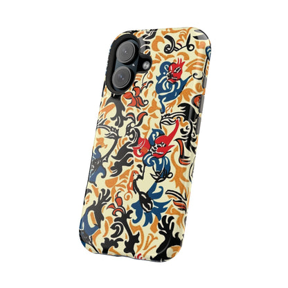 Floral Tattoo - Style Magnetic Phone Case — Impact - Resistant - DIGITAL X