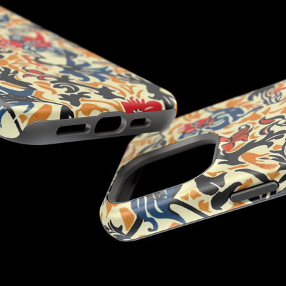 Floral Tattoo - Style Magnetic Phone Case — Impact - Resistant - DIGITAL X