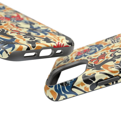 Floral Tattoo - Style Magnetic Phone Case — Impact - Resistant - DIGITAL X