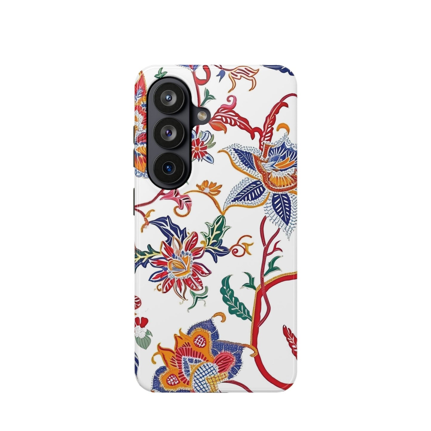 Floral Tile Magnetic Impact Phone Case - DIGITAL X
