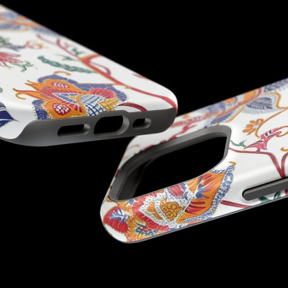 Floral Tile Magnetic Impact Phone Case - DIGITAL X